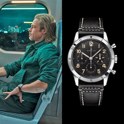 breitling chronomat brad pitt|Brad Pitt watch bullet train.